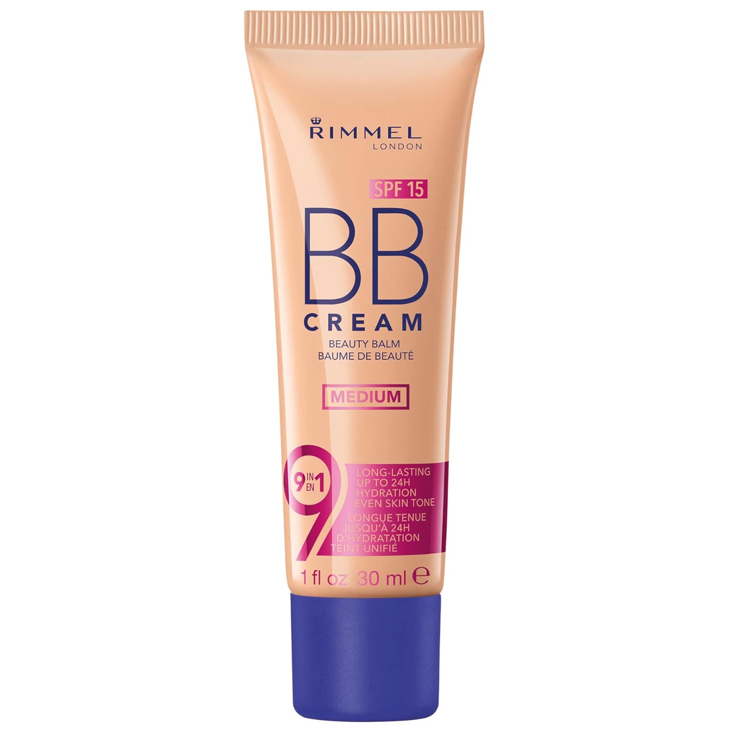 Rimmel London BB Cream with Brightening Effect, Light, 30ml, Pink