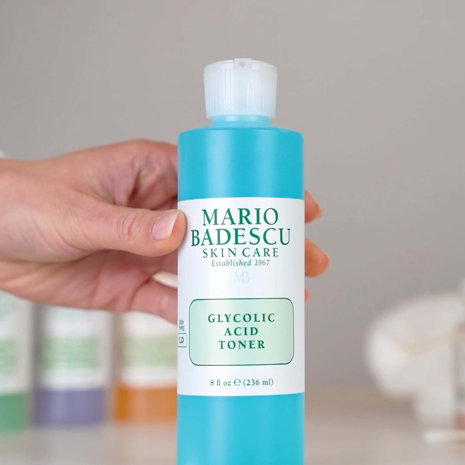 Mario Badescu Glycolic Acid Toner for Dry and Combination Skin, Alcohol-Free Facial Toner for Aging Skin, Formulated with Exfoliating Glycolic Acid & Antioxidant Grapefruit Extract