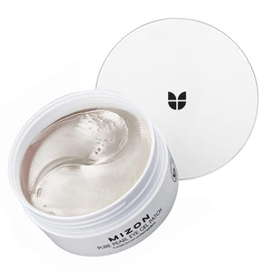 MIZON Hyaluronic Eye Gel Patch with Triple Hyaluronic Acid and Seaweed Extracts for Deep Hydration, Plumping, and Soothing – 60pcs – Improves Dryness and Smooth Texture