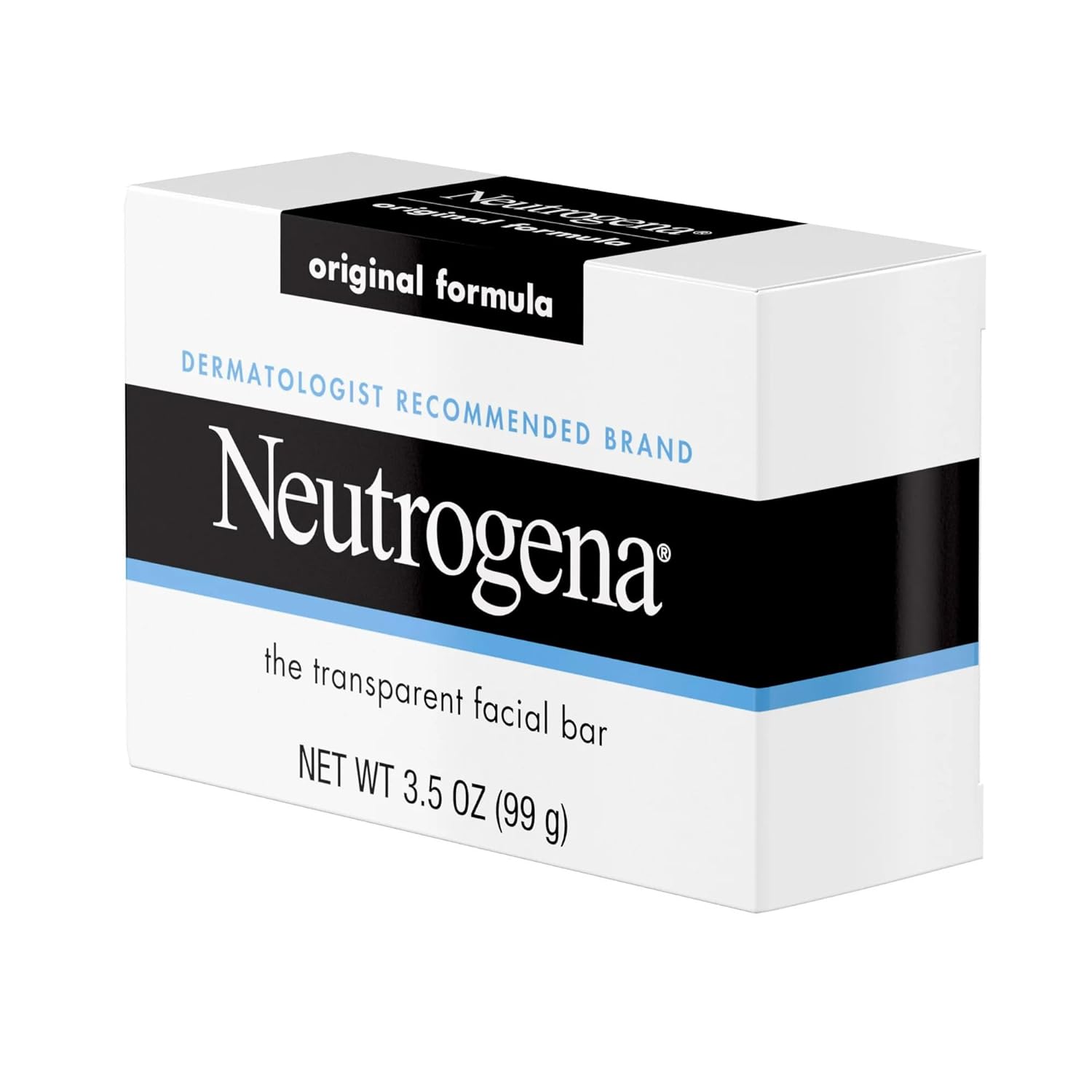 Neutrogena The Transparent Facial Bar Original Formula, 3.50 oz (Pack of 3)