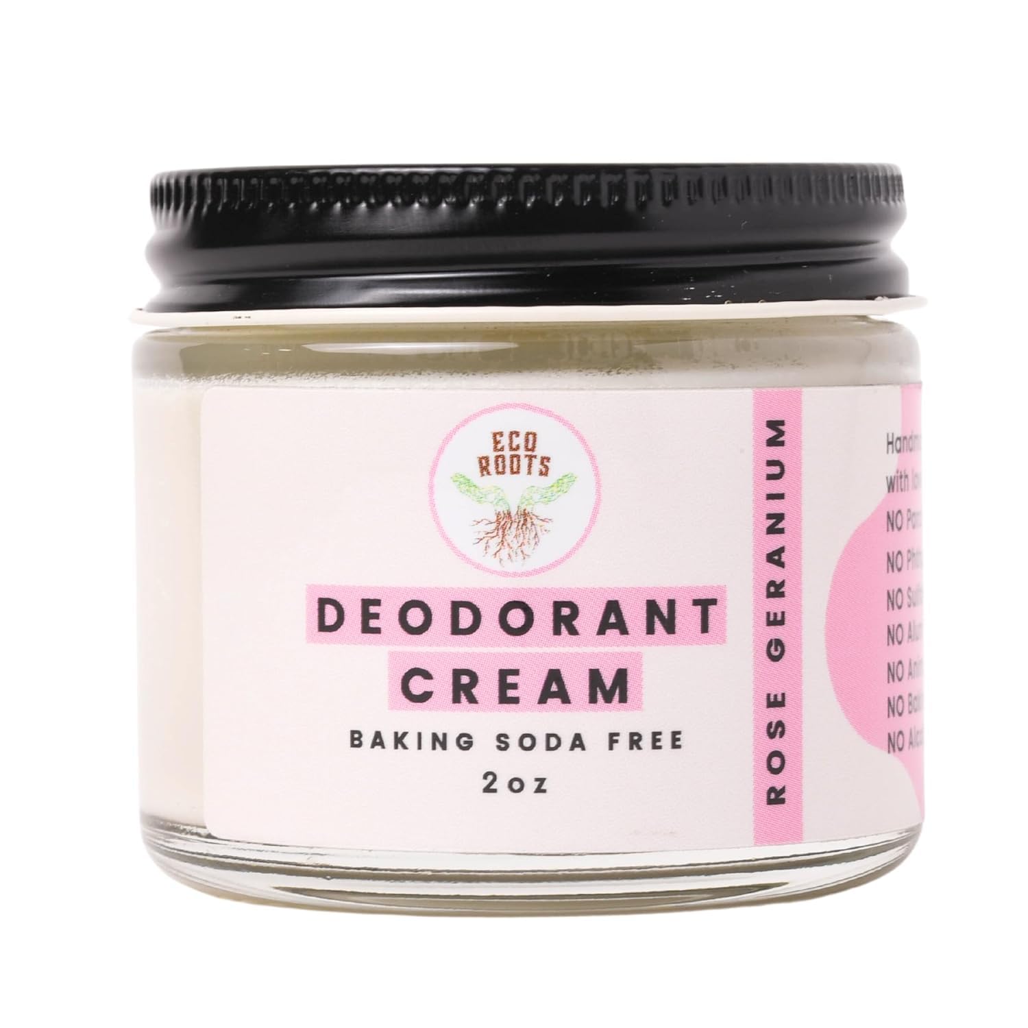 ECO ROOTS Natural Deodorant for Women & Men | Organic Deodorant Cream Non Aluminum | Baking Soda Free Healthy Deoderant for Body & Private Parts | All Vegan Pit Paste Zero Sweat | Coconut Scent