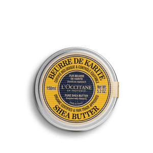 L'Occitane Organic Certified Pure Shea Butter: Nourish Dry Skin & Hair, With Vitamin E, Multipurpose Organic Beauty Balm, Treatment, Protects From Dryness, Softening