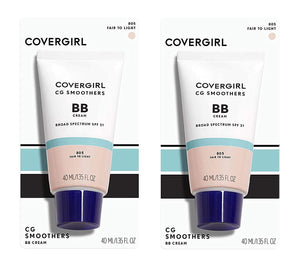 COVERGIRL Smoothers Lightweight BB Cream, 1.35 Fl Oz, Light to Medium Skin Tones, Bb Cream with SPF, Bb Cream Foundation, Improves Skin Elasticity, Blends Effortlessly with Skin Tone, Lightweight Formula