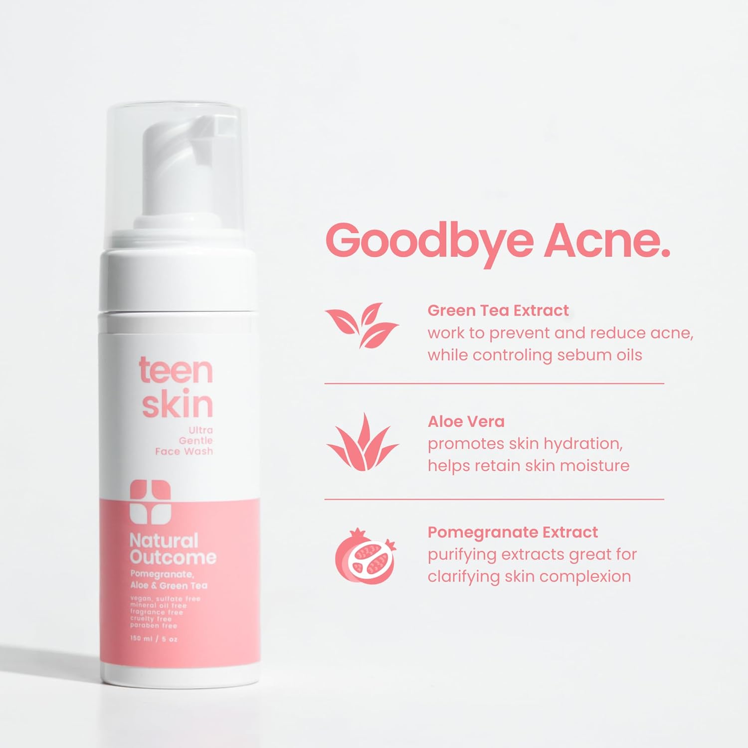 Teen Skin Ultra Gentle Kids Face Wash, 5 oz