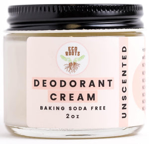 ECO ROOTS Natural Deodorant for Women & Men | Organic Deodorant Cream Non Aluminum | Baking Soda Free Healthy Deoderant for Body & Private Parts | All Vegan Pit Paste Zero Sweat | Coconut Scent
