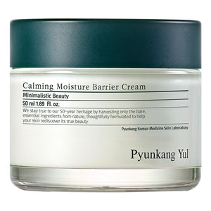 Pyunkang Yul [PKY] Calming Moisture Barrier Cream Instantly Soothes Sensitive Skin, Hyaluronic Acid & Ceramide for Hydration, Vegan, Korean Skincare (1.69 Fl. Oz, 50ml)
