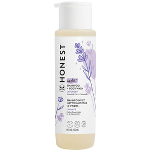 The Honest Company 2-in-1 Cleansing Shampoo + Body Wash | Gentle for Baby | Naturally Derived, Tear-free, Hypoallergenic | Citrus Vanilla Refresh, 10 fl oz
