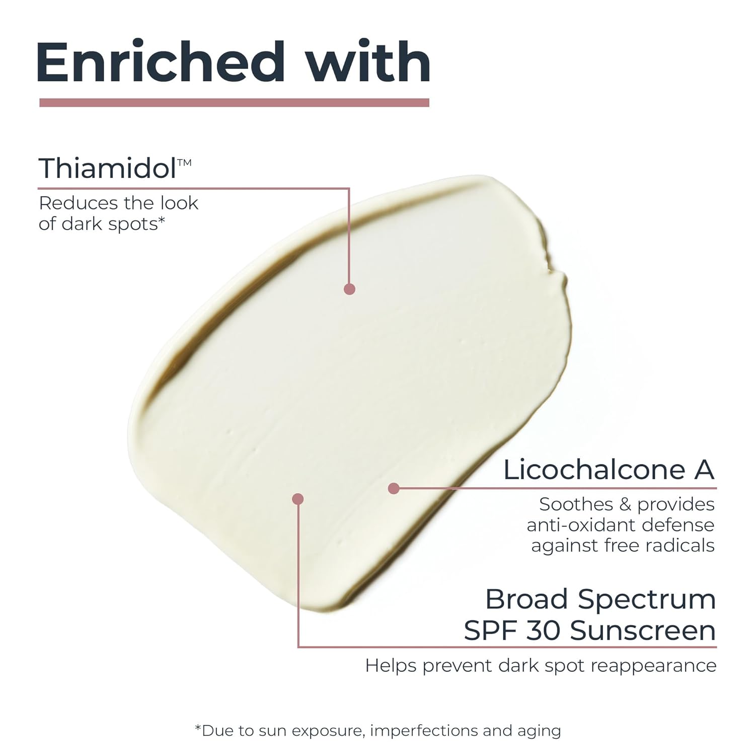 Eucerin Radiant Tone Daily Face Lotion Broad Spectrum SPF 30 Sunscreen, Dark Spot Corrector with Thiamidol, Helps Visibly Reduce the Look of Persistent Dark Spots, 1.7 Fl Oz Bottle