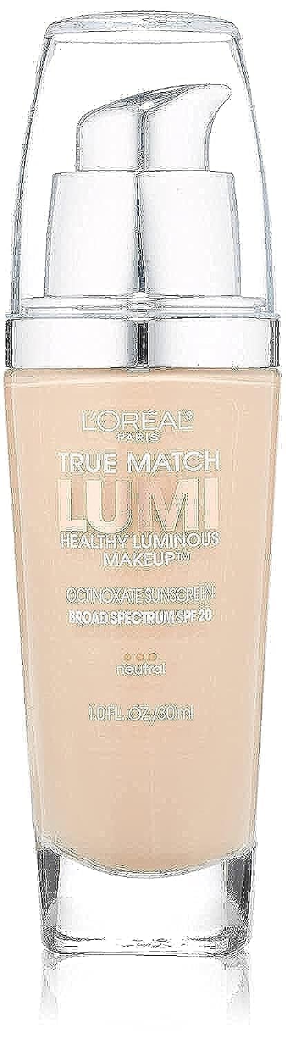 L'Oreal Paris True Match Lumi Healthy Luminous Makeup, C6 Soft Sable, 1 fl; oz.