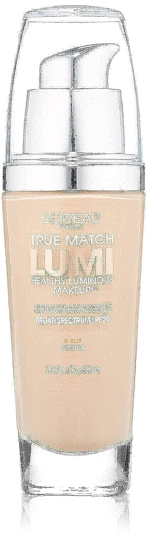 L'Oreal Paris True Match Lumi Healthy Luminous Makeup, C6 Soft Sable, 1 fl; oz.