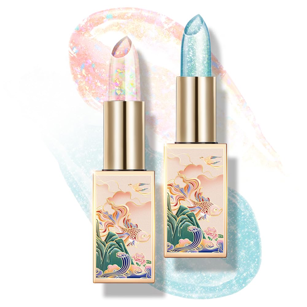 CATKIN Lip Balm Color Tinted Lip Stain Ultra Hydrating Moistrurizer Chapstick with Vitamin E Nourishing For Cracked & Dry Lips 0.12 oz C06 Camellia