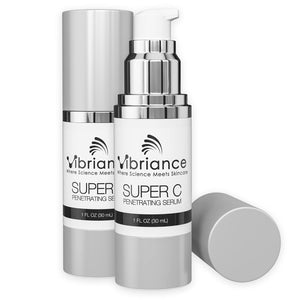 Vibriance Super C Serum for Mature Skin - All-in-One Vitamin Formula Hydrates, Firms, Lifts, Smooths, Targets Age Spots, Wrinkles, 1 fl oz
