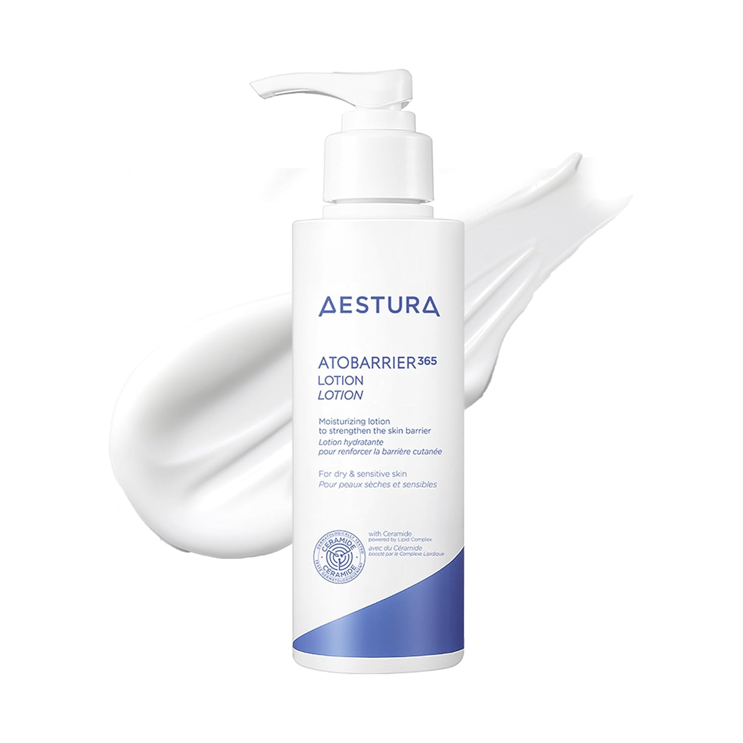 AESTURA ATOBARRIER365 Lightweight Korean Face Moisturizer with Ceramides | Strengthens Barrier, Fast-Absorbing Hydration, Suitable for Dry, Normal & Sensitive Skin, 150ML / 5.07 fl. Oz.