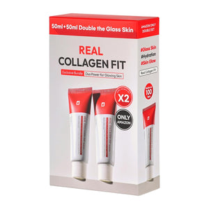 Real Collagen Fit, Hydrolyzed Collagen Wrapping Mask, Peel Off Facial Mask for elasticity, Hydrating, Glow, Glass Skin, Face Moisturizer, Self Care, Korean Skin Care, 50ml, 1.69 fl. oz.