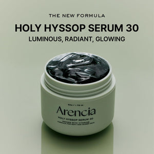 Glow Hyssop Overnight Face Mask Serum - hydrating & Anti-Aging Serum for younger looking Korean Glass Skin, 30% Vitamin A, C, E, 10% Niacinamide, Peptide