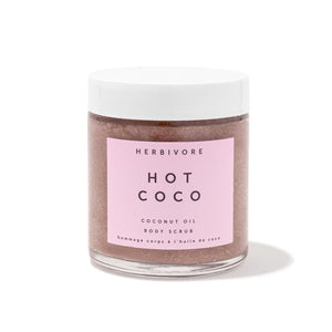 HERBIVORE In-Shower Moisturizer and Exfoliating Body Scrub with Virgin Coconut Oil and Shea Butter, Plant-based, Vegan, Cruelty-Free