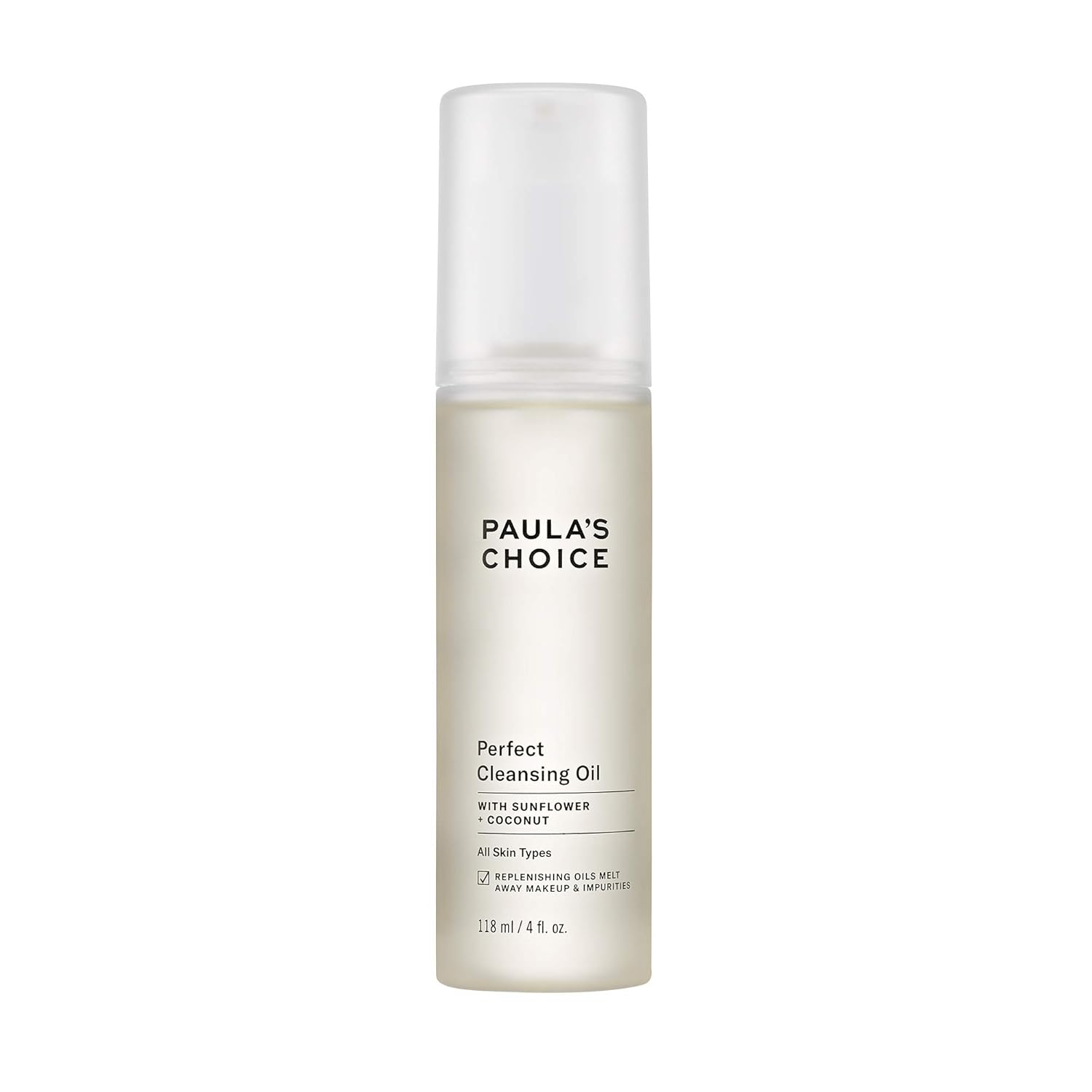 Paula's Choice Perfect Cleansing Oil with Jojoba, Sunflower & Coconut Oil Cleanser Face Wash for Dry Skin, 4 Ounce