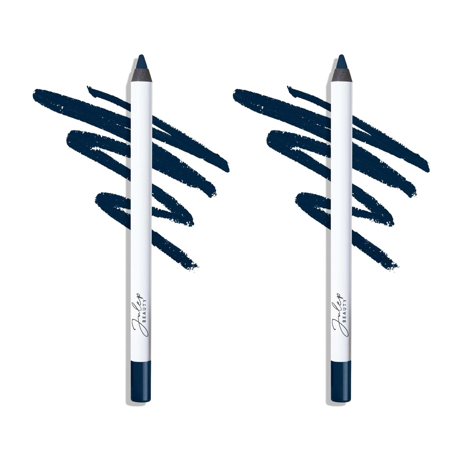 Julep Eyeshadow 101 Crème-to-Powder Eyeshadow Stick Duo + When Pencil Met Gel Sharpenable Multi-Use Longwear Eyeliner Pencil, 3pc Set - Bronze Shimmer, Soft Black & Marmalade Shimmer