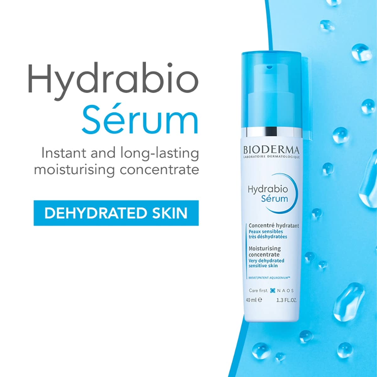 Bioderma - Hydration Serum - Hydrabio - Hydration Booster - Hydrating Feeling - Facial Hydrating Serum for Dehydrated Sensitive Skin