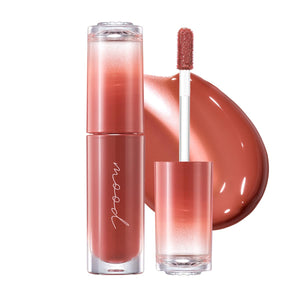 Peripera Ink Mood Glowy Tint | Lip-Plumping, Naturally Moisturizing, Lightweight, Glow-Boosting, Long-Lasting, Comfortable, Non-Sticky, Mask Friendly, No White Film 033 ROSY WISH