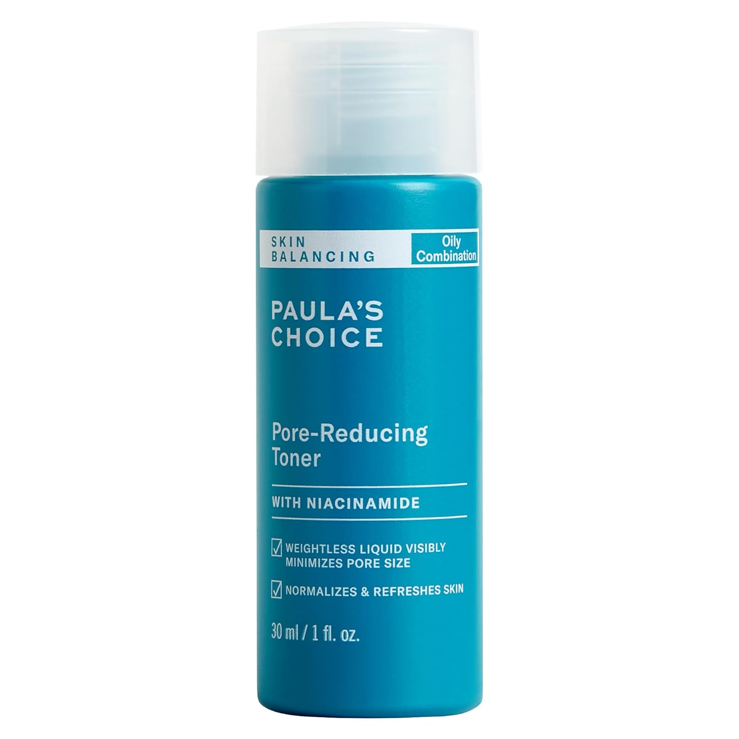 Paula's Choice SKIN BALANCING Pore-Reducing Face Toner for Combination and Oily Skin, Minimizes Large Pores, Controls Oil & Shine, Hydrates & Replenishes, Suitable for Acne-Prone Skin