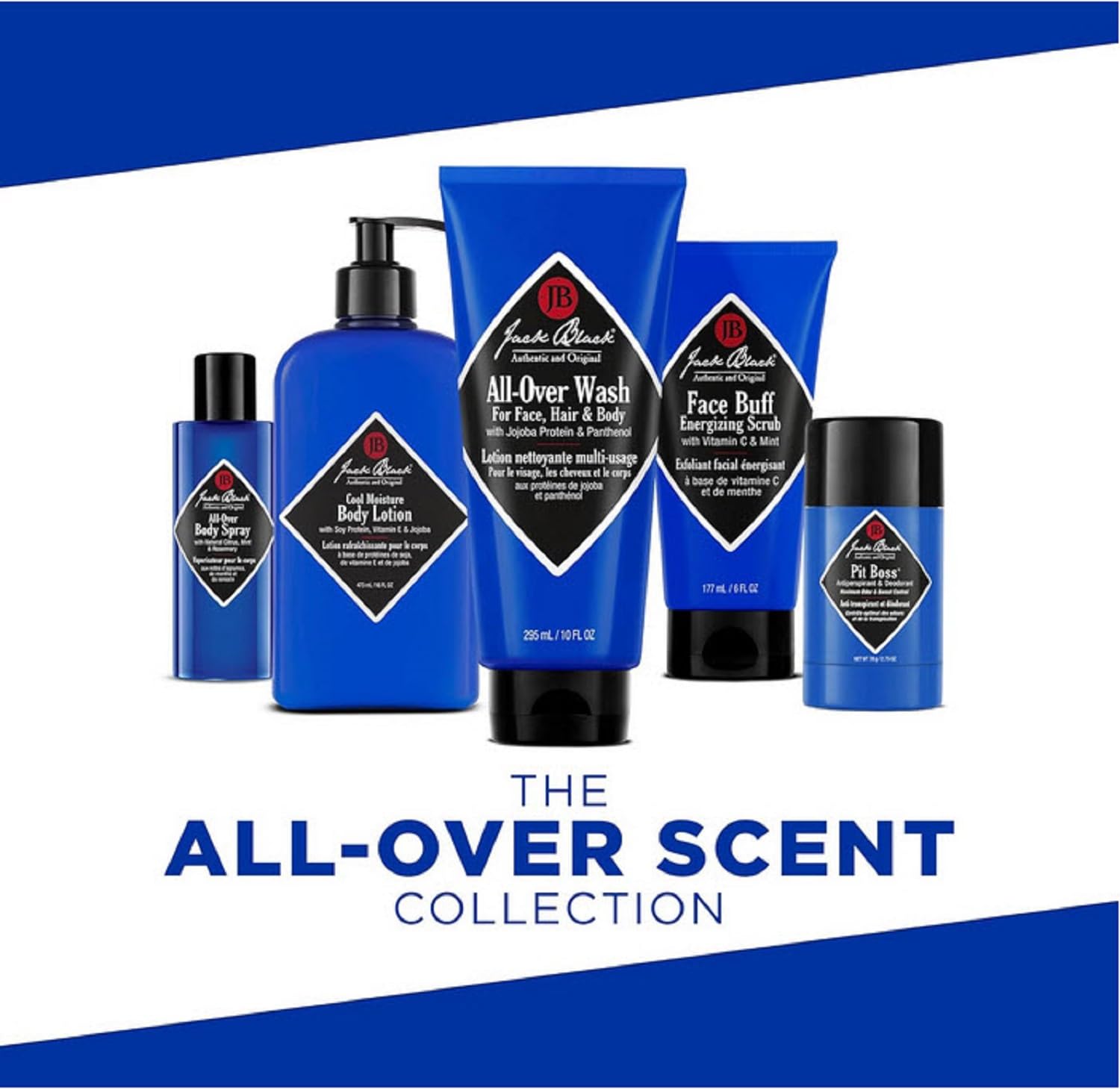 Jack Black Body & Hair Cleanser – Mens Body Wash, Mens Shampoo, Skin Care, Hair Care, Body Wash Men, Sulfate–Free