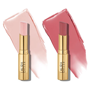 LAURA GELLER NEW YORK Jelly Balm Moisturizing Tinted Lip Balm - In the Buff - Hydrating Vitamin E - Semi-Shine Finish