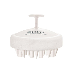 HEETA Hair Scalp Massager for Hair Growth, Shampoo Brush, Scalp Scrubber Exfoliator with Soft Silicone Bristles for Dandruff Removal to Relieve Stress, Wet Dry Use Updated Material, Beige
