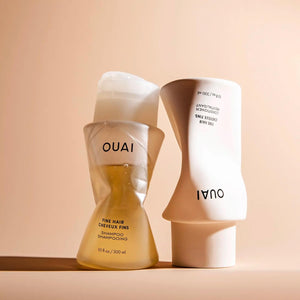 OUAI Fine Hair Conditioner - Volumizing Conditioner for Fine Hair Made with Keratin, Biotin and Chia Seed Oil - Adds Softness, Bounce and Volume - Free from Parabens, Sulfates, and Phthalates (10 Oz)