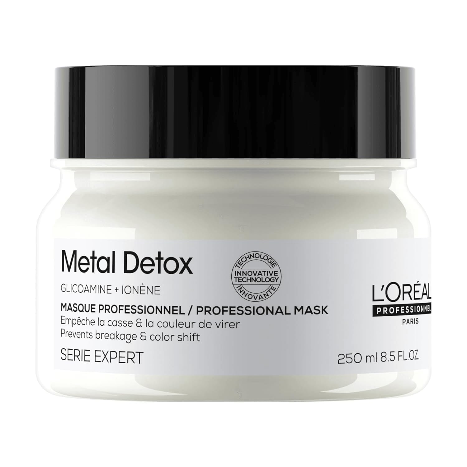 L’Oreal Professionnel Metal Detox Hair Mask - Sulfate-Free Deep Conditioner & Treatment For Dry or Damaged & All Hair Types, Prolongs Hair Color, Prevents Damage & Adds Softness