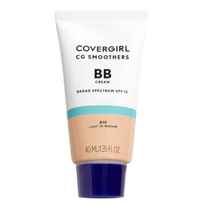 COVERGIRL Smoothers Lightweight BB Cream, 1.35 Fl Oz, Light to Medium Skin Tones, Bb Cream with SPF, Bb Cream Foundation, Improves Skin Elasticity, Blends Effortlessly with Skin Tone, Lightweight Formula
