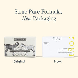Beekman 1802 Goat Milk Soap Bar with Botanical Oils & Shea Butter - 9 oz - Gently Moisturizes, Exfoliates, and Nourishes for Soft, Healthy Skin - Cruelty-Free - Packaging May Vary