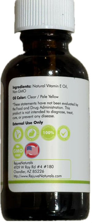Vitamin E Oil – 100% Pure & Natural, 42,900 IU – Skin-Nourishing Moisture for Dry Skin