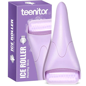 Teenitor Mint Green Ice Roller, Cold Face Roller, Ice Roller for Face & Eye Puffiness Relief, Ice Face Roller Skin Care Beauty Tools