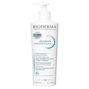 Bioderma Atoderm Intensive Balm, Hydrating Balm for Dry to Atopic Sensitive Skin, Face & Body Moisturizer with Ultra Soothing Anti-Itching Formula, Fragrance-Free, Non-Greasy & Non-Sticky for Family