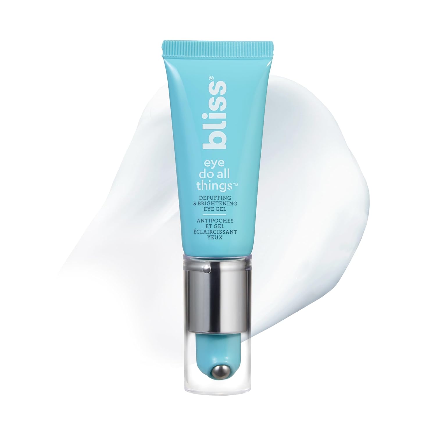 Bliss Caffeine + Peptides Eye Do All Things Eye Gel – Depuffs, Brightens & Hydrates – Cooling Anti-Aging Under Eye Treatment – 0.7 fl oz