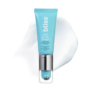Bliss Caffeine + Peptides Eye Do All Things Eye Gel – Depuffs, Brightens & Hydrates – Cooling Anti-Aging Under Eye Treatment – 0.7 fl oz