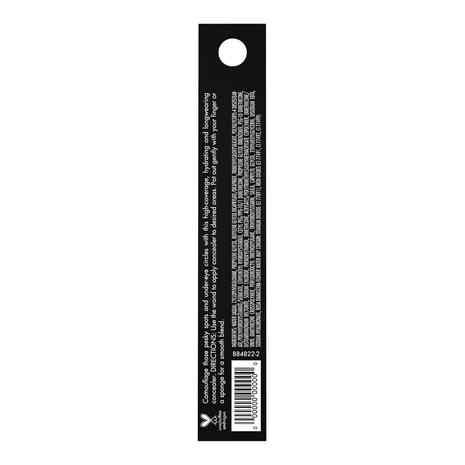 e.l.f. Hydrating Camo Concealer, Lightweight, Full Coverage, Long Lasting, Conceals, Corrects, Covers, Hydrates, Highlights, Light Peach, Satin Finish, 25 Shades, All-Day Wear, 0.20 Fl Oz