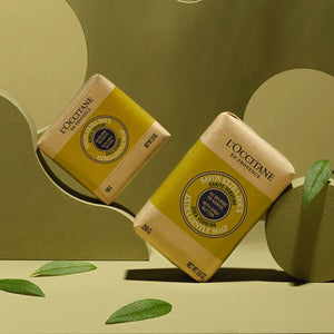 L'OCCITANE Shea Butter Extra-Gentle Hand & Body Soap Bar, Cleanses & Softens Skin, Moisturizing, Soothing Scents, Non-Drying, Vegan