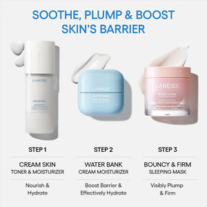 LANEIGE Cream Skin Refillable Toner & Moisturizer with Ceramides and Peptides: Korean Milky Toner, Amino Acid, Nourish, Hydrate, Barrier-Boosting, Visibly Firm