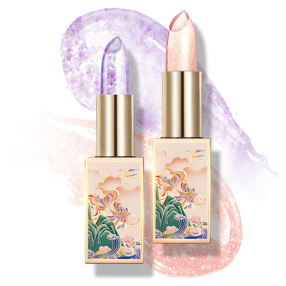 CATKIN Lip Balm Color Tinted Lip Stain Ultra Hydrating Moistrurizer Chapstick with Vitamin E Nourishing For Cracked & Dry Lips 0.12 oz C06 Camellia