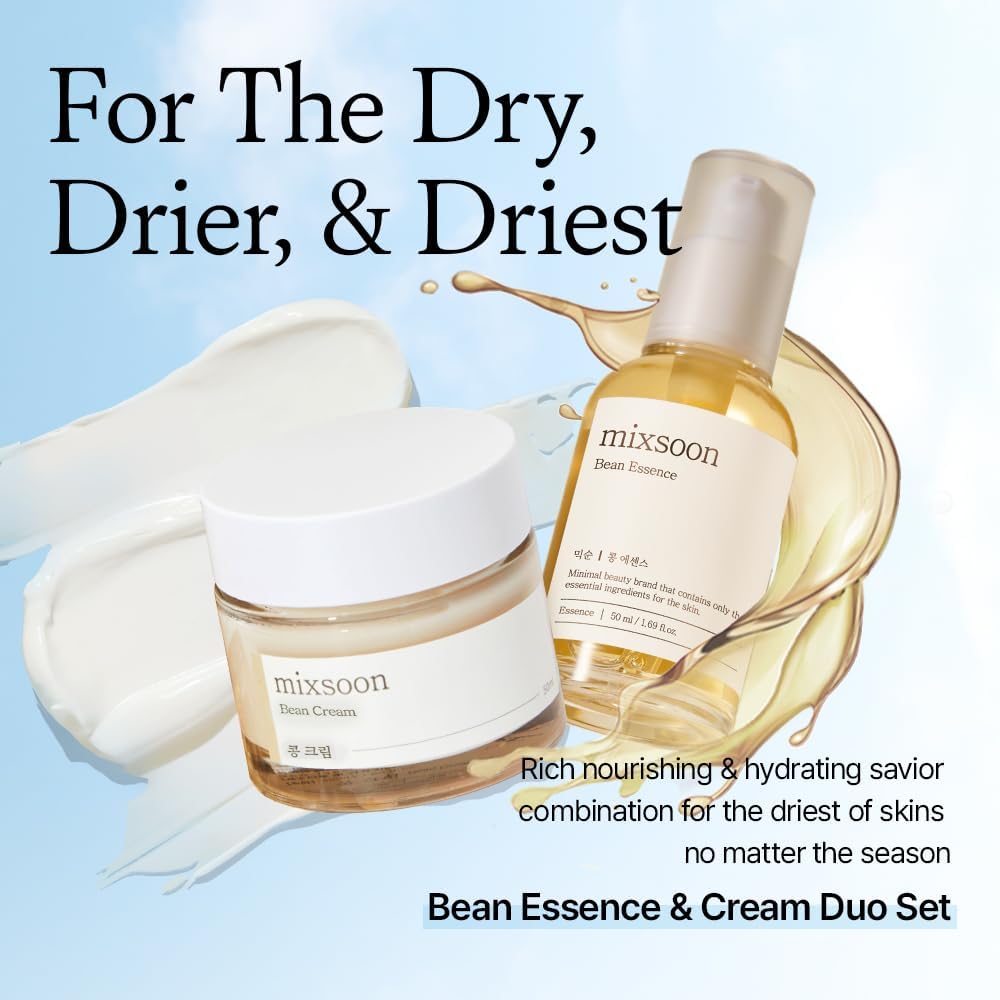 Mixsoon Bean Essence Hydrating Exfoliating Serum with Hyaluronic Acid – Korean Skincare, 1.69 fl oz