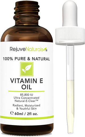 Vitamin E Oil – 100% Pure & Natural, 42,900 IU – Skin-Nourishing Moisture for Dry Skin