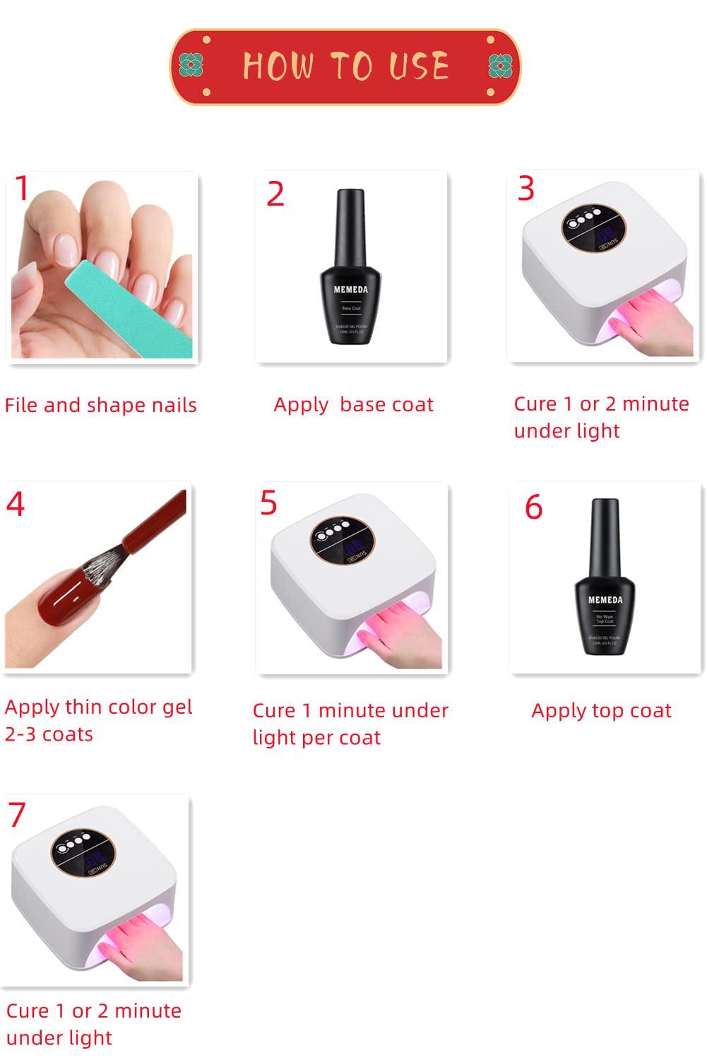 Gel Nail Polish, Neutral Gel Polish, Nude Gel Polish, 0.5 fl oz