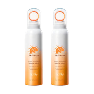 Reef Safe Sunscreen Spray SPF 50, 360° Mist, Broad-Spectrum UVA/UVB Protection, Lightweight & Non-Greasy, Travel Size Sunscreen Spray for Face & Body, Water & Sweat Resistant，5.07oz/150ml (1 pack)