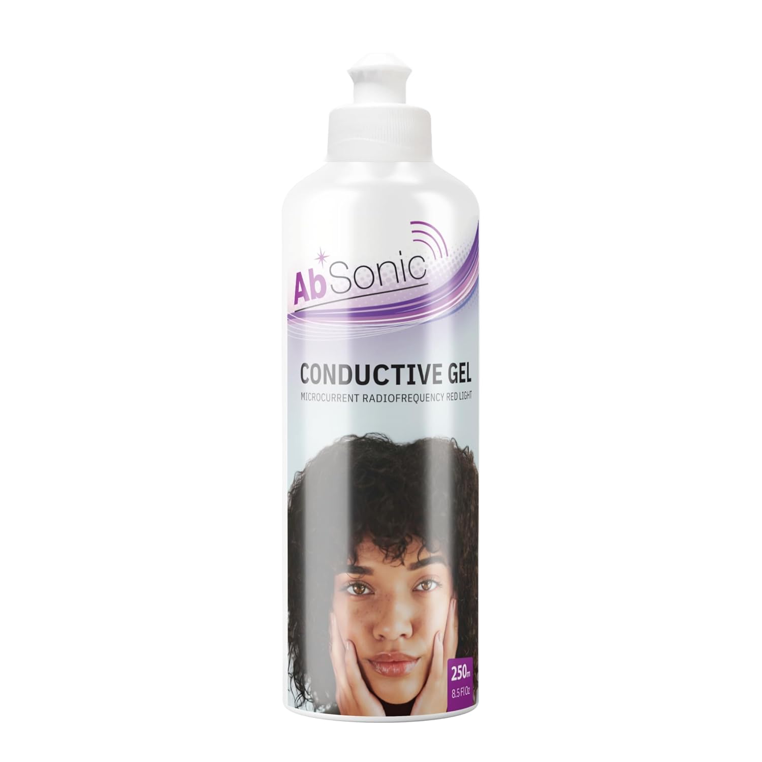 Absonic Conductive Gel for Microcurrent Facial Devices – Hydrating Gel for Face, Radiofrequency & Red Light Therapy – Nuface Primer Alternative – Smooth, Non-Sticky Formula – 8.5 oz - 1-Pack