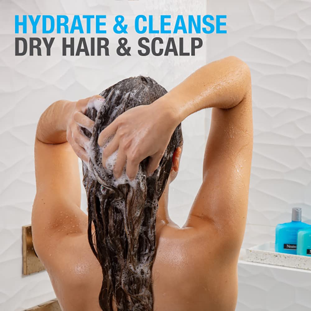 Neutrogena Moisturizing Healthy Scalp Hydro Boost Shampoo & Conditioner for Dry Hair and Scalp, with Hydrating Hyaluronic Acid, pH-Balanced, Paraben & Phthalate-Free, Color-Safe, 12 Fl Oz