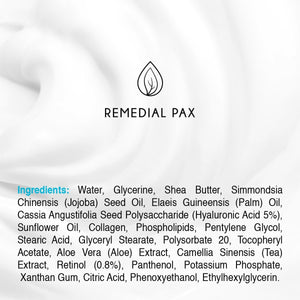 REMEDIAL PAX Face Moisturizer Retinol Cream, Anti Aging Neck Firming Cream, Collagen Day & Night Face Cream with Hyaluronic Acid for Women & Men, 1.85 Fl Oz