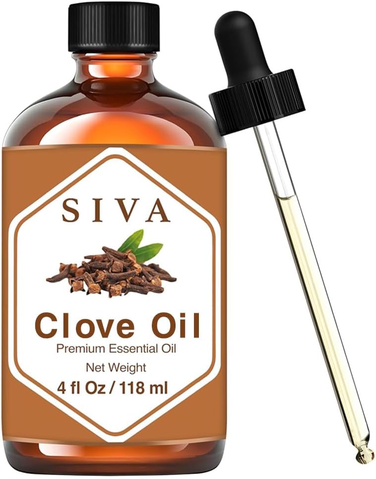 Siva Rosemary Essential Oil - 4 Fl Oz – Natural Rosemary Oil - for Diffuser, Face, Skin Care, Aromatherapy, Hair Care, Scalp and Body Massage - with Dropper