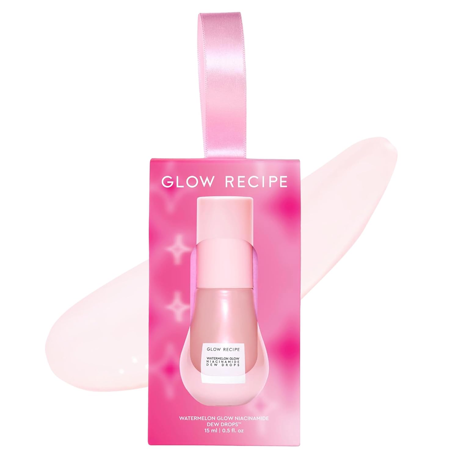 Glow Recipe Niacinamide Dew Drops Face Serum - Hydrating Korean Skincare & Illuminating Makeup Primer for Dewy, Glass Skin - Hyaluronic Acid Serum for Brightening, Plumping & Highlighting (40ml)